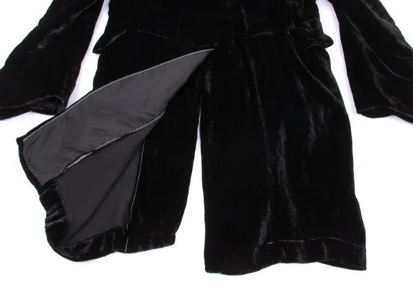 COMME des GARCONS Dyed Velour Long Jacket K-162876_013