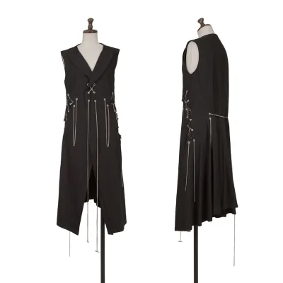 LIMI feu Chain Design Long Vest