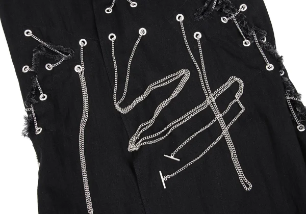 LIMI feu Chain Design Long Vest K-162878_008