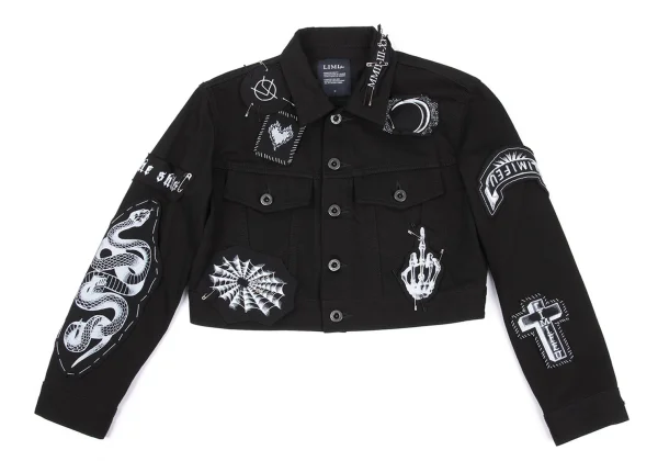 LIMI feu Patch Design Short Track Jacket K-162879_002