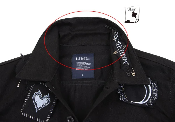 LIMI feu Patch Design Short Track Jacket K-162879_005
