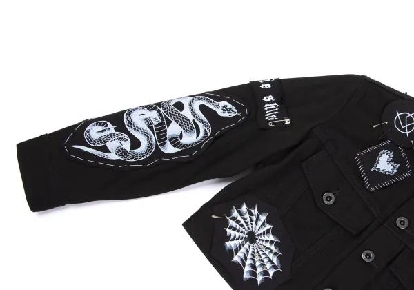 LIMI feu Patch Design Short Track Jacket K-162879_010