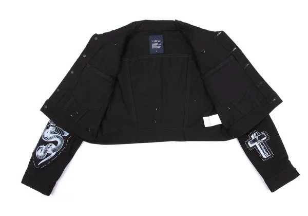 LIMI feu Patch Design Short Track Jacket K-162879_015