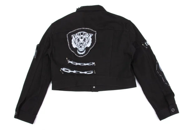 LIMI feu Patch Design Short Track Jacket K-162879_016