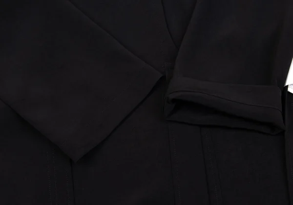 Y's Crape De Chine Cutaway Long Jacket K-162880_009