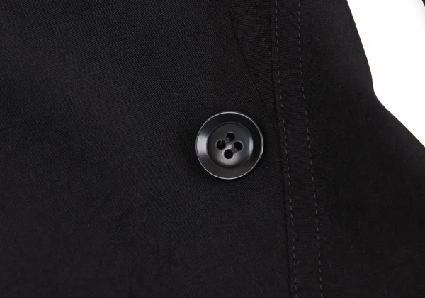 Y's Crape De Chine Cutaway Long Jacket K-162880_014