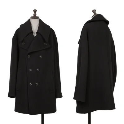 Y's Wool Mossa Pea Coat