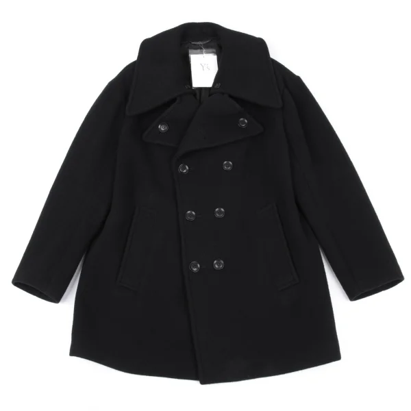 Y's Wool Mossa Pea Coat K-162881_002