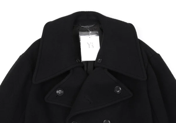 Y's Wool Mossa Pea Coat K-162881_003