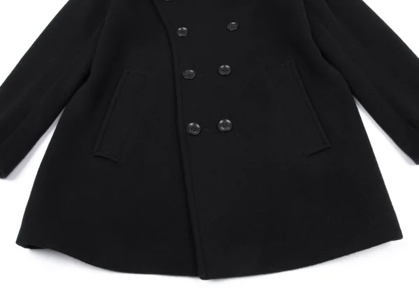 Y's Wool Mossa Pea Coat K-162881_010