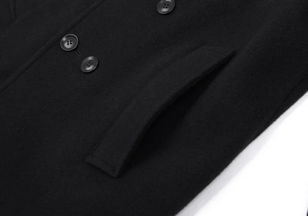 Y's Wool Mossa Pea Coat K-162881_011