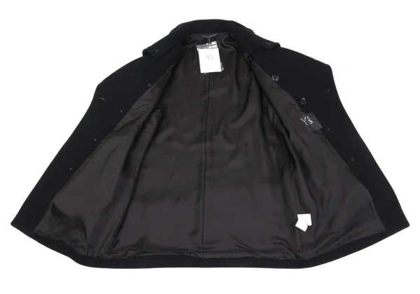 Y's Wool Mossa Pea Coat K-162881_013