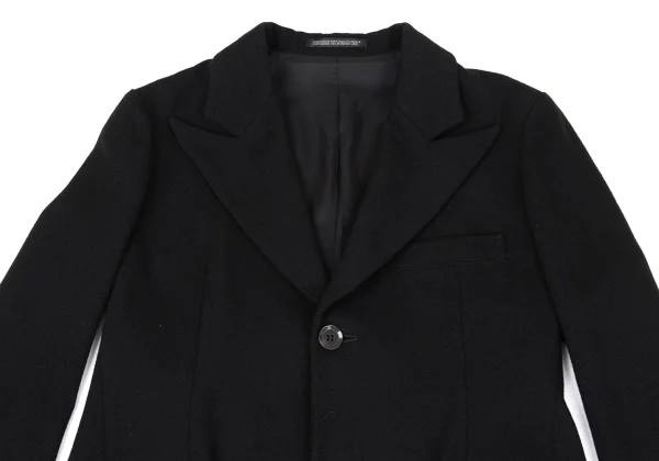 Yohji Yamamoto FEMME Alpaca Blended Back Pleats Jacket K-162882_003