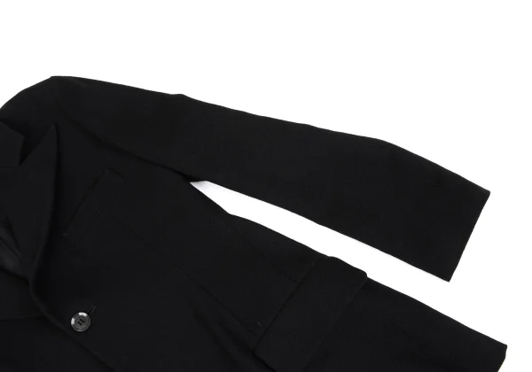 Yohji Yamamoto FEMME Alpaca Blended Back Pleats Jacket K-162882_008