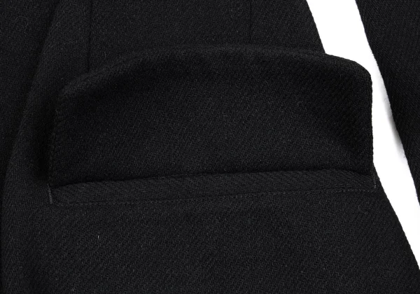 Yohji Yamamoto FEMME Alpaca Blended Back Pleats Jacket K-162882_011