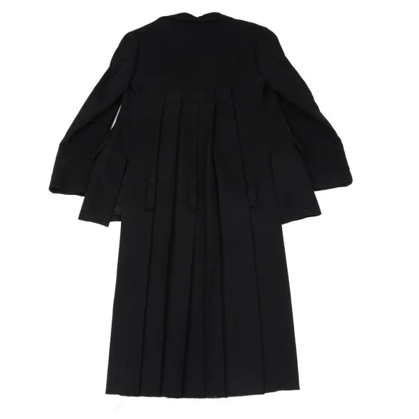 Yohji Yamamoto FEMME Alpaca Blended Back Pleats Jacket K-162882_014