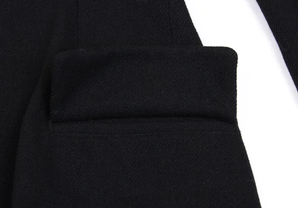 Yohji Yamamoto FEMME Monogram Leather Pleated Skirt Docking Jacket K-162883_007