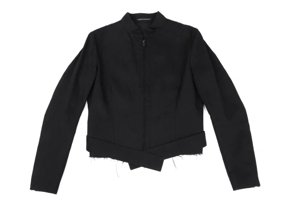 Yohji Yamamoto FEMME Hem Cutting Denim Blouson K-162884_002