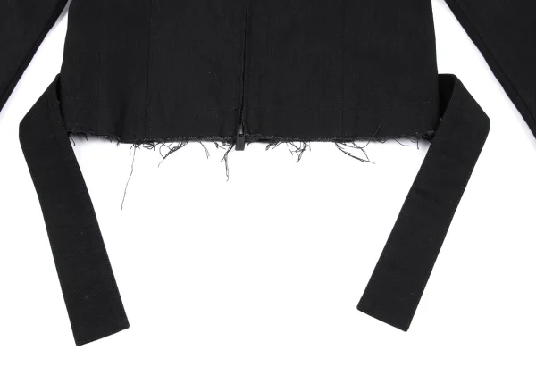 Yohji Yamamoto FEMME Hem Cutting Denim Blouson K-162884_010