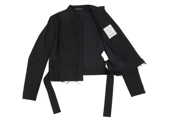 Yohji Yamamoto FEMME Hem Cutting Denim Blouson K-162884_012