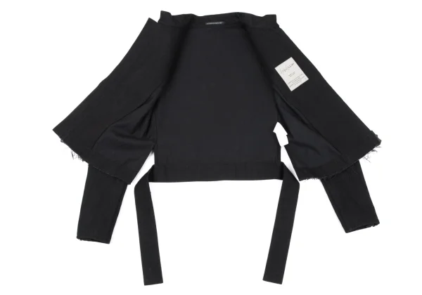 Yohji Yamamoto FEMME Hem Cutting Denim Blouson K-162884_013