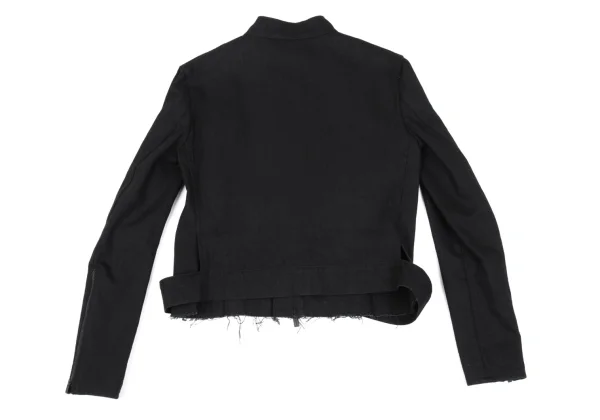 Yohji Yamamoto FEMME Hem Cutting Denim Blouson K-162884_014