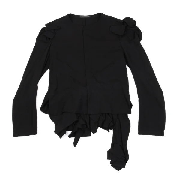 Yohji Yamamoto FEMME Rayon Fold Design Jacket K-162885_002