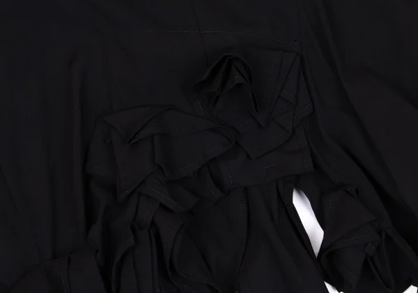 Yohji Yamamoto FEMME Rayon Fold Design Jacket K-162885_017