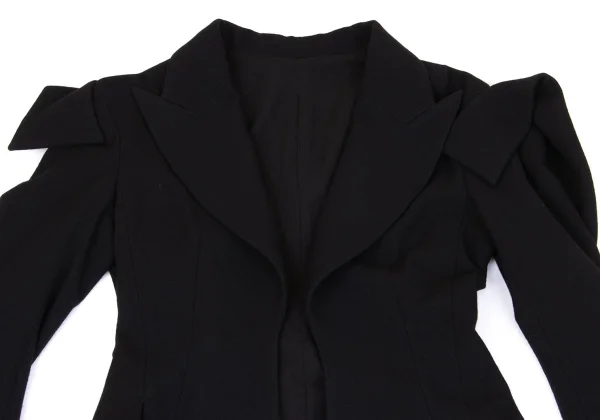Yohji Yamamoto FEMME Flannel Sleeve Flare Jacket K-162887_003