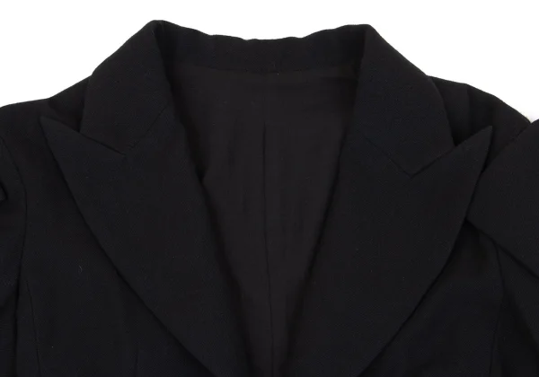 Yohji Yamamoto FEMME Flannel Sleeve Flare Jacket K-162887_004