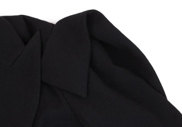 Yohji Yamamoto FEMME Flannel Sleeve Flare Jacket K-162887_007