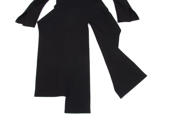 Yohji Yamamoto FEMME Flannel Sleeve Flare Jacket K-162887_015