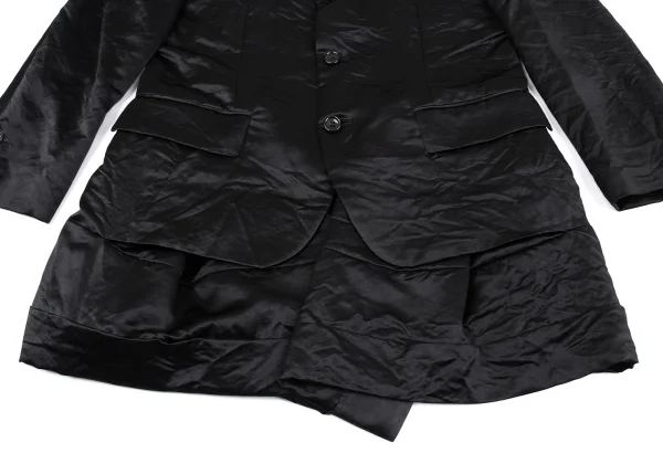 COMME des GARCONS Poly Layered Design Shiny Jacket K-162889_010