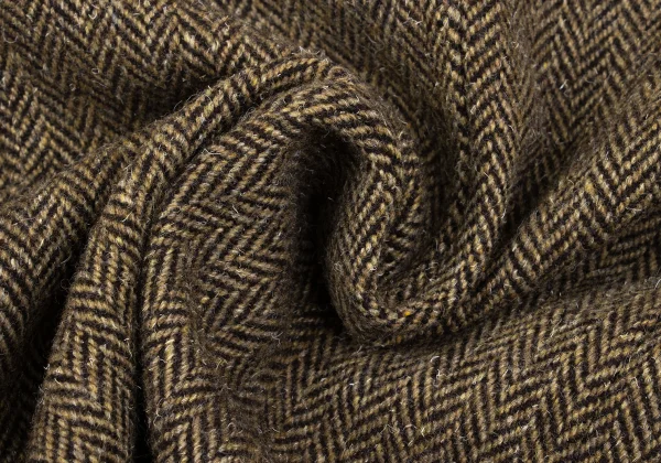 tricot COMME des GARCONS Wool Herringbone Double Half Coat K-162890_014