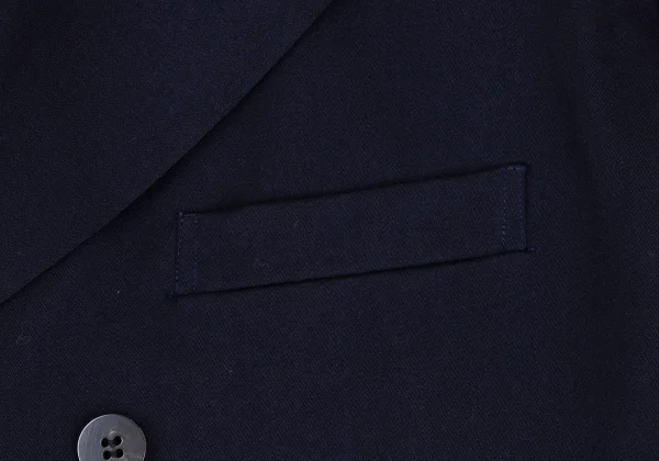 tricot COMME des GARCONS Asymmetrical Cropped Wool Peak Lapel Jacket K-162891_006