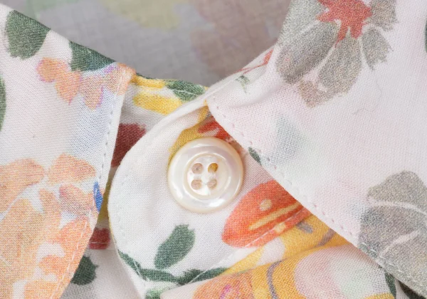 agnes.b homme Colorful Cotton Botanical Printed Shirt K-162898_003