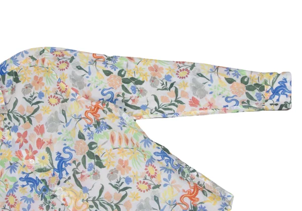 agnes.b homme Colorful Cotton Botanical Printed Shirt K-162898_004