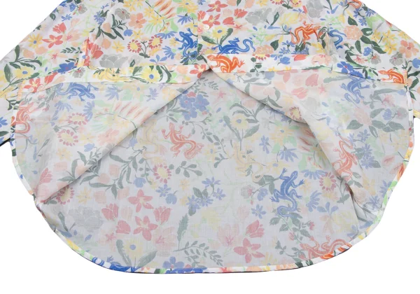 agnes.b homme Colorful Cotton Botanical Printed Shirt K-162898_007