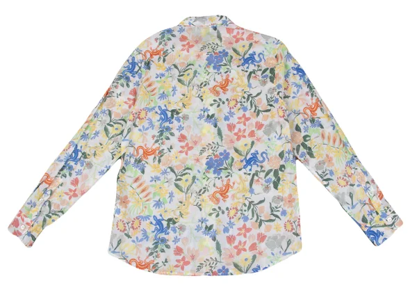 agnes.b homme Colorful Cotton Botanical Printed Shirt K-162898_008