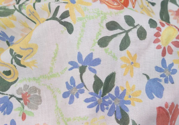agnes.b homme Colorful Cotton Botanical Printed Shirt K-162898_010