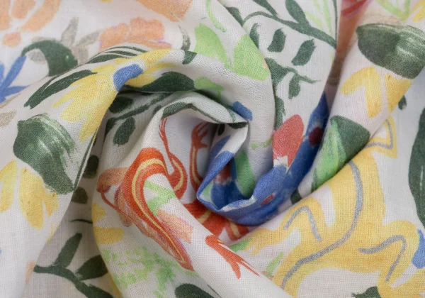 agnes.b homme Colorful Cotton Botanical Printed Shirt K-162898_011