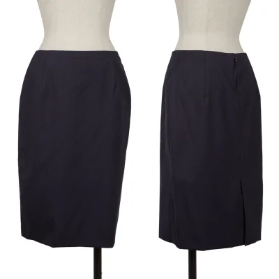 UNITED ARROWS Wool Pinstripe Skirt
