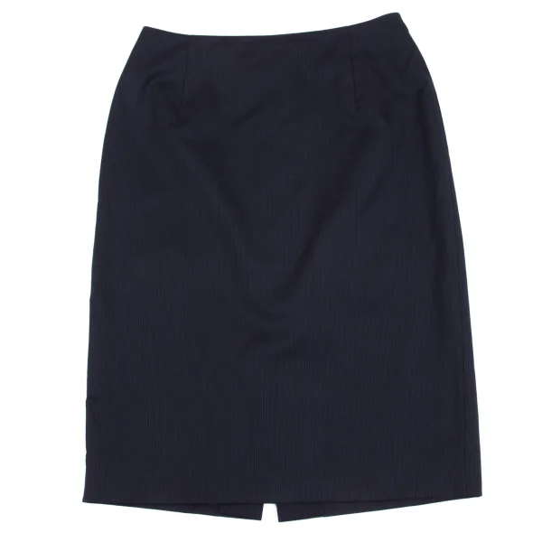 UNITED ARROWS Wool Pinstripe Skirt K-162899_002