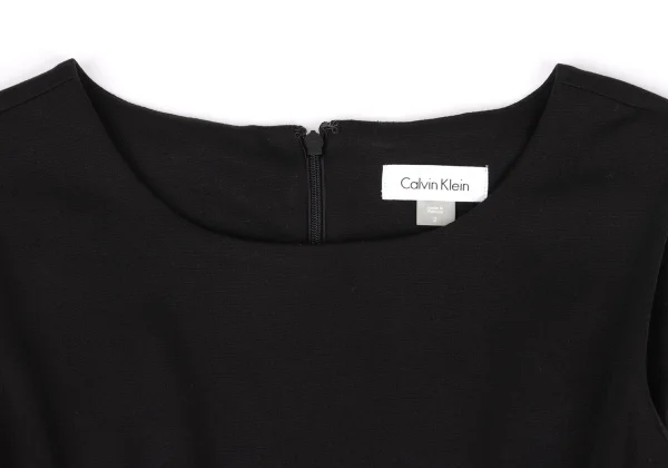 Calvin Klein Hem Striped Belted Sleeveless Dress K-162902_004