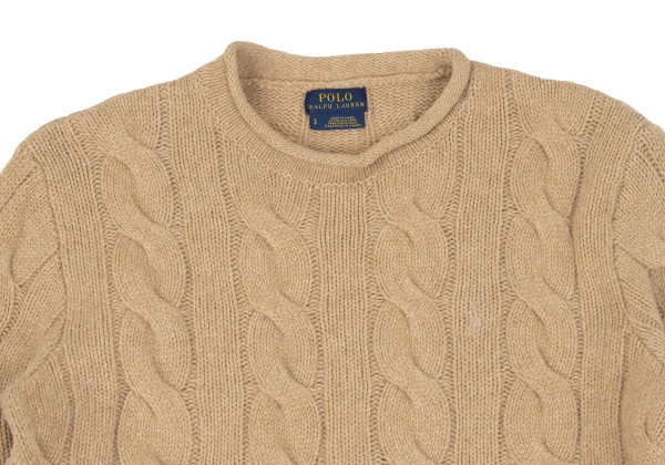 POLO RALPH LAUREN Wool Cashmere Cable Knit Sweater K-162904_002