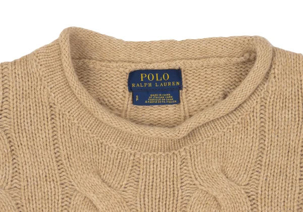 POLO RALPH LAUREN Wool Cashmere Cable Knit Sweater K-162904_003