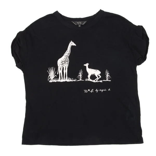 To b.by agnes b. Animal Printed T-shirt K-162905_002