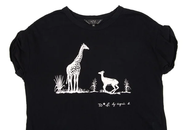 To b.by agnes b. Animal Printed T-shirt K-162905_003