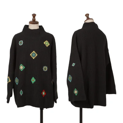 KENZO×H&M Wool Patch Knit Sweater