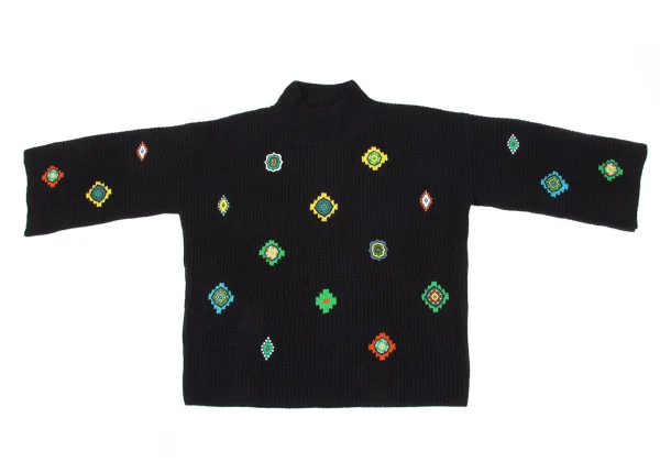 KENZO×H&M Wool Patch Knit Sweater K-162908_002